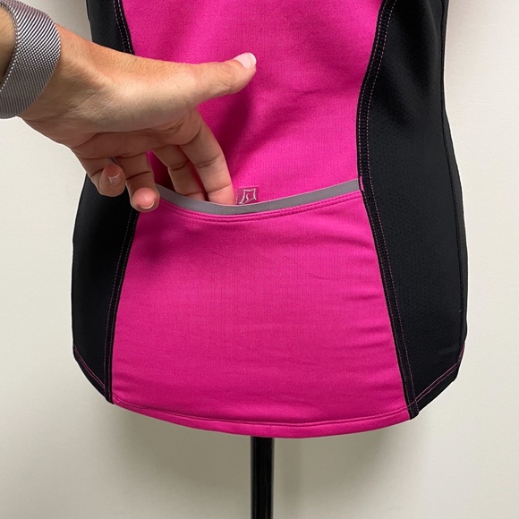 Skirt Sports Racerback Shelf Bra Hidden Pocket - Picture 5 of 8